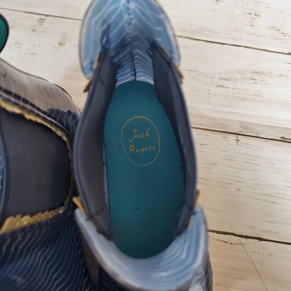 Nwt jack rogers‎ Sallie blue rain boot arch support size 11